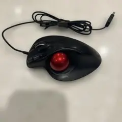 SANWA トラックボールマウス 有線 黒/赤