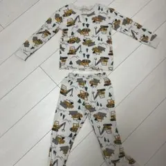 120cm はたらくくるまプリント パジャマセット