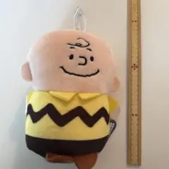 チャーリー・ブラウン ぬいぐるみ ストラップ付き