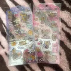 サンリオ　ドロップジュエリーシール　日焼け