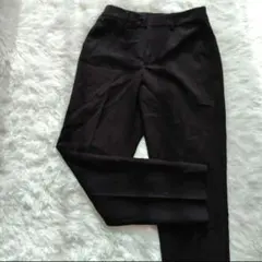 ur's スラックス ブラック　L　ウエスト調節可能ボタン ボトムス 黒