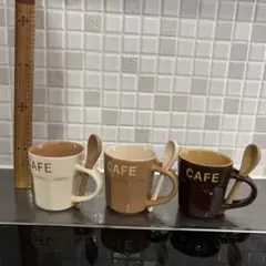 CAFEマグカップセット（3色）