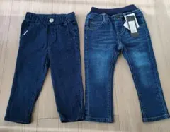 明日まで！ストレッチデニムパンツ 2点 90cm、95cm