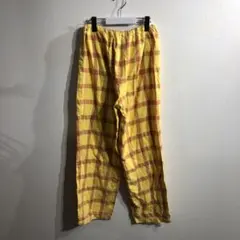 00's vintage チェックカジュアルパンツ　アーカイブ y2k