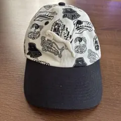 プーマ　PUMA 白黒　キャップ　子供用　kids