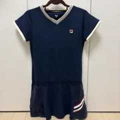 FILA テニスウェア ワンピース ネイビー Lサイズ