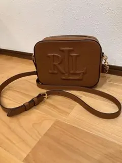 LRL ローレンラルフローレン レザーショルダー ダブルジップ - メルカリ