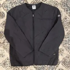 adidas アディダス　ブラック　キルティングジャケット