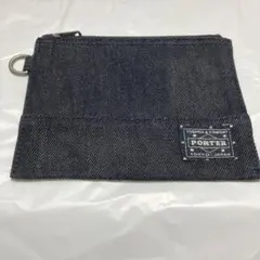 【PORTER】デニムミニポーチ（ブラック）のサムネイル