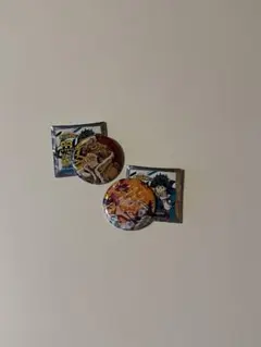 ヒロアカ　エンデヴァー　ホークス　ホログラム缶バッチ