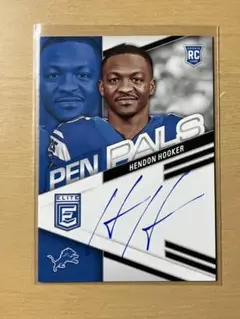 PENPALS NFL LIONS HENDON HOOKER RC AUTO