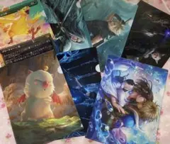 ローソン限定　 ファイナルファンタジークリアファイル全７種セット
