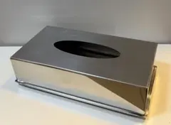 ステンレス　シルバー　銀　ティッシュボックス