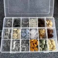 ビーズ　チャーム　アクセサリー　ハンドメイド　パーツ　クリアパーツ