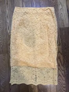 美品GUレースタイトスカート