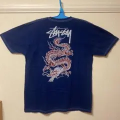 新品未使用　Stussy 大阪チャプト限定ドラゴン復刻Tシャツ ネイビー