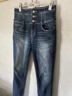 スキニーデニム ハイウエスト