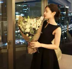 【新品タグ付】Keyneck Jacquard Dress Keyneck Jacquard Dress – L'AUBE BLANC