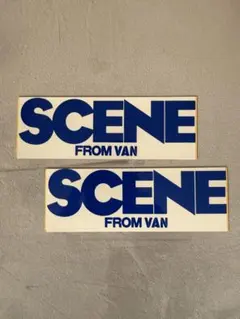 SCENE FROM VAN ステッカー 2枚セット