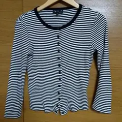 ■お値下げ　agnès b. ストライプカーディガン サイズ1