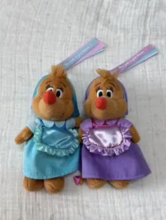 東京ディズニーリゾート　シンデレラ　スージー　パーラ　ぬいぐるみチャーム