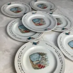 ウエッジウッド　ピーターラビット25㎝ 皿 7枚セット　プレート　大皿