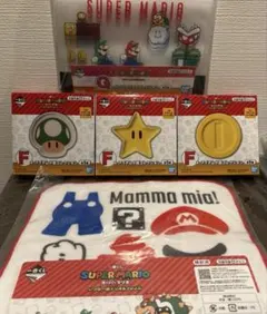 一番くじ スーパーマリオいつも一緒マリオ＆フレンズ　E、F、G賞 計5点セット