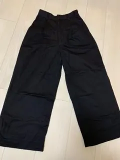 moussy マウジー 黒 ワイドパンツのサムネイル