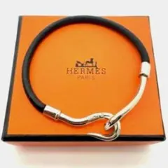 HERMES ☆トーテム レザーブレスレット 編み込み - メルカリ