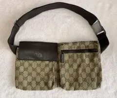 GUCCI ボディバッグ 28566 492783 ウエストバッグ GG GG柄