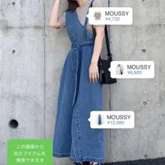 マウジー/ASYMMETRY DENIM ドレス/¥12,980