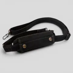 良品 ポーター エルダー ショルダーストラップ 黒 吉田カバン パッド付きのサムネイル