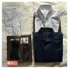 新郎　ベストアニバーサリー　ウィングカラーシャツセットMサイズ　お直しシャツ付き
