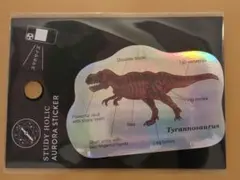 オーロラ　ステッカー　古生物学　ティラノ