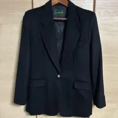 newbasic ネムベーシック　カシミヤ100%　黒 テーラードジャケット　Ｌ