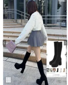 ロングブーツ 黒