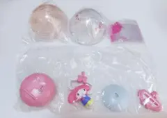 【2点】マイメロディ サンリオ フィギュア グミ チャーム ミニポーチ