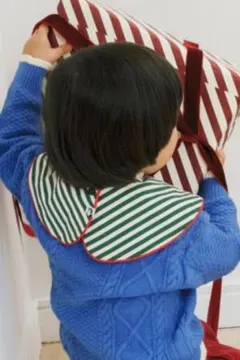 Holiday コニースタイ（パイピング） GREEN STRIPE