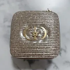 Dior ディオール　2025ホリデーノベルティ ジュエリーケース ポーチ ラメ
