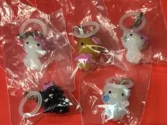 キティ　めじるしアクセサリー5点セット　天使 日焼け 小悪魔 チャーミー