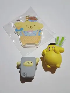 サンリオ　ポムポムプリン　ガチャ　アクキー　まとめ売り