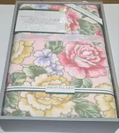 BROUILLARD コットンケット 綿毛布 140×200cm 花柄