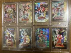 イタジャガ　スーパー戦隊シリーズ8枚セットバラ売り不可　ローダー付