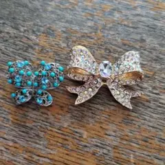 デコレーションパーツ 蝶＆リボン