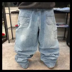 BIGサイズ44 TOMMY HILFIGER 極太　ペインターデニムパンツ