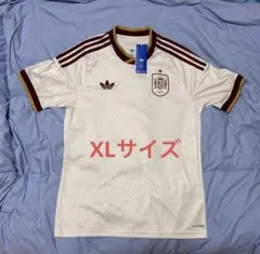 adidas スペイン代表 ユニフォーム ホワイト Lサイズ - メルカリ