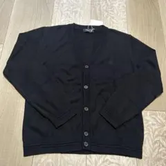 新品☆コムサイズム　黒　ベーシック ニット カーディガン150㎝
