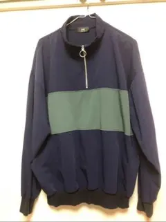 HARE ボーダージップシャツ　ビッグシルエット