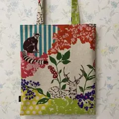 KOKKA エチノ　ハンドメイドトートバッグ　hide マルチカラー