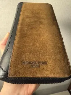 MICHAEL KORS 長財布 スエード×レザー コンビのサムネイル